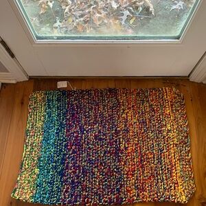Multicolor Crochet Rug